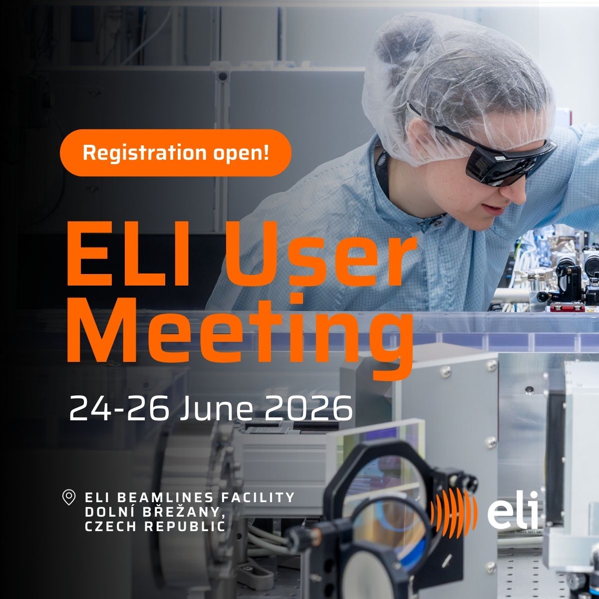 Registration is now open for the ELI User Meeting 2026